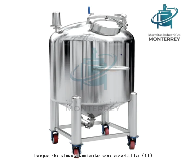 Tanque de almacenamiento con escotilla (1T)